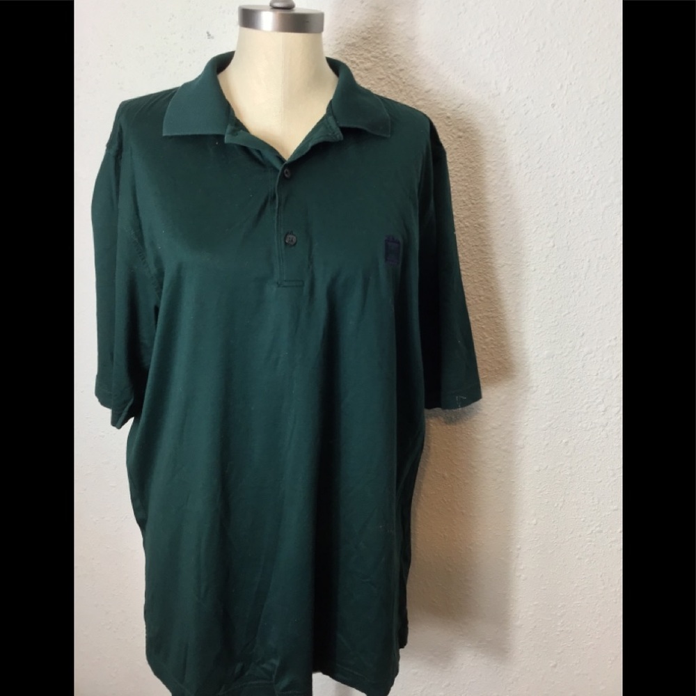 Fairway & Greene green polo golf shirt size large